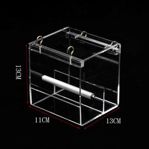 Enhance Your Feathered Friend's Feeding Experience with Our Acrylic Bird Feeder