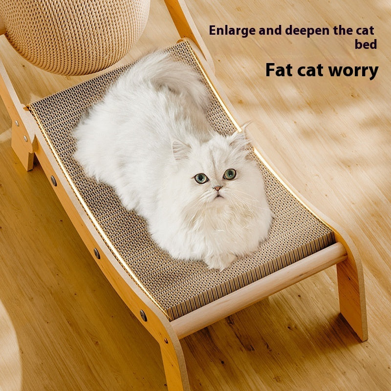 Pet Recliner Cat Scratch Board Toy: The Ultimate Cat Lounge Experience