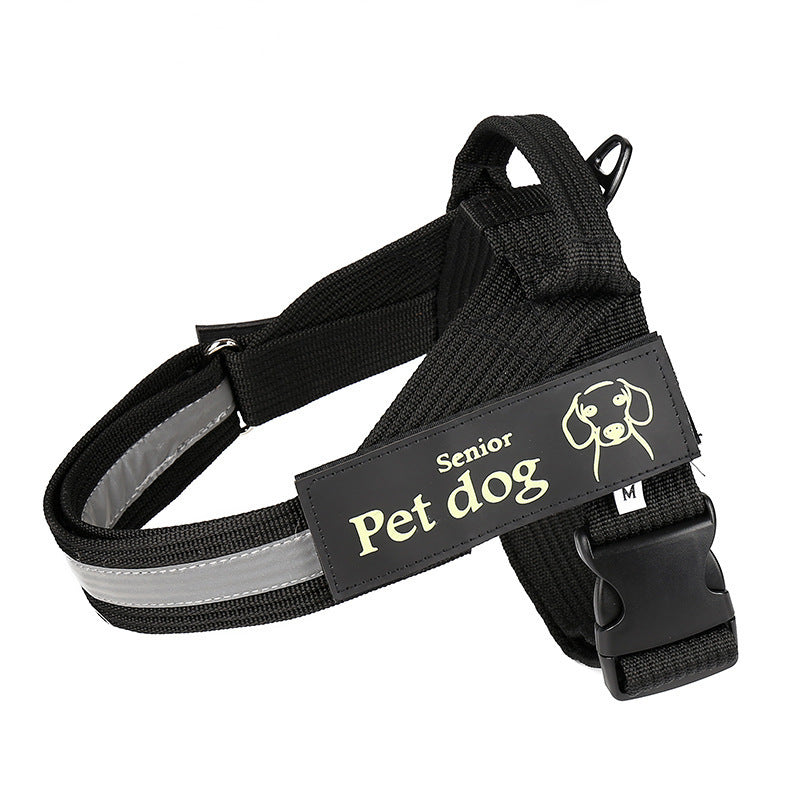 Large Dog Vest Type Chest Harness