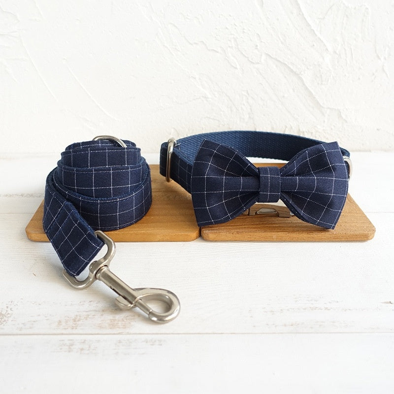 Comfortable double bow dog Leash