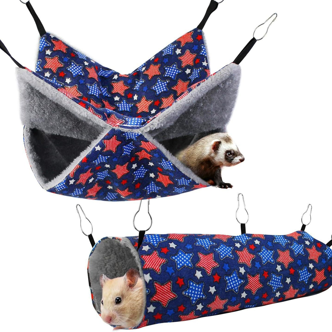 Ferret Small Pet Hanging Hammock Tunnel