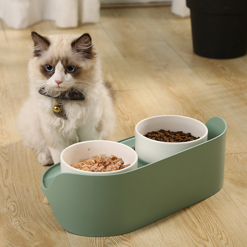 Ceramic Cat Bowl To Protect