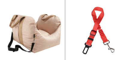 Pet Car Carrier Seat Waterproof Basket Carrier