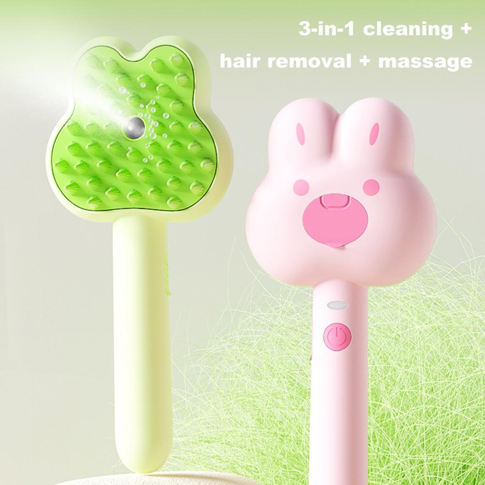 Cat Steam Brush Self-Cleaning Cats Grooming