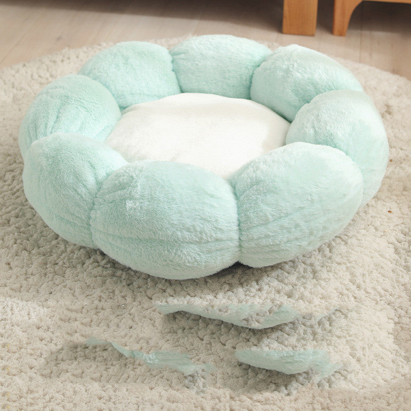 Flower Shaped Doghouse Pet Bed