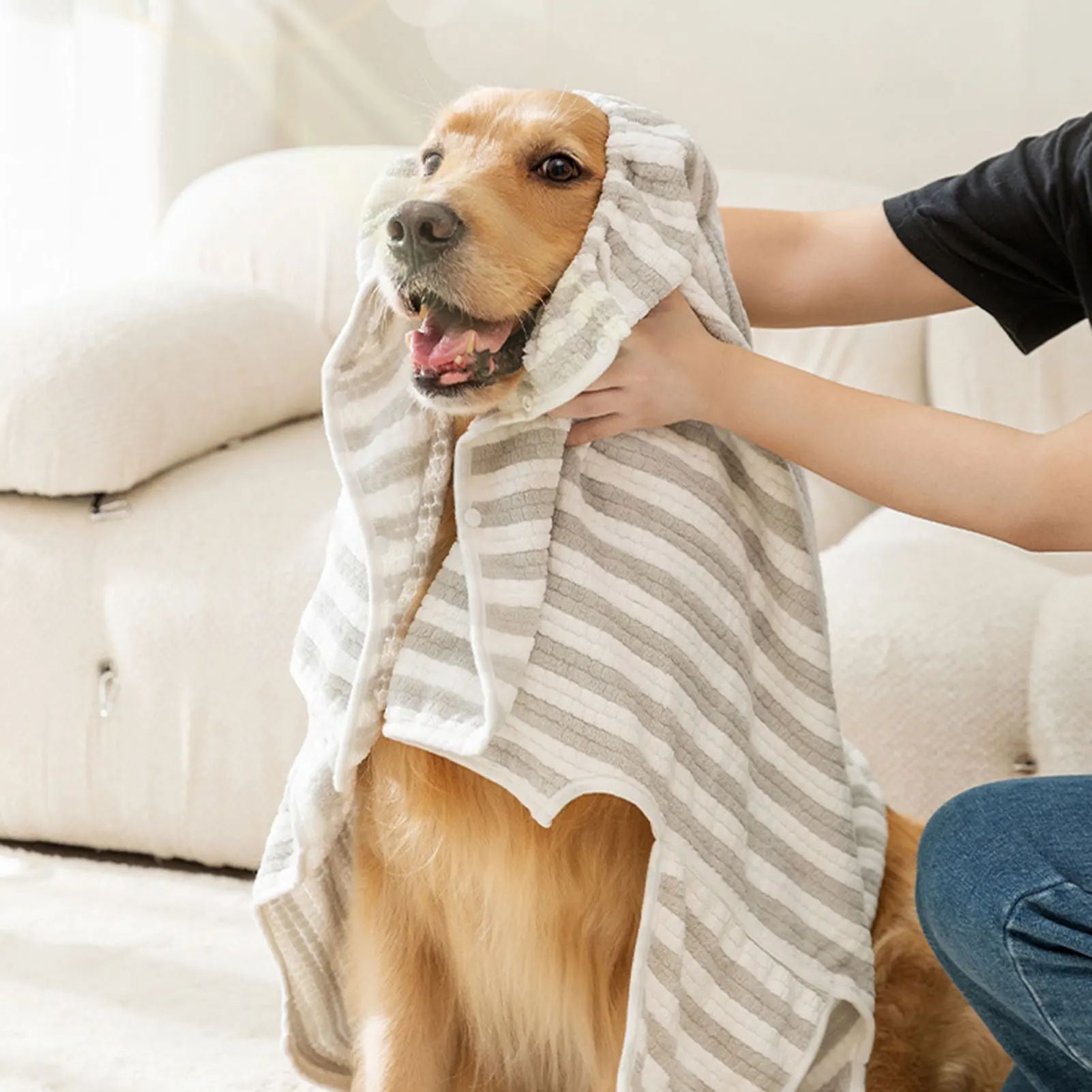 Ultra-Absorbent Pet Quick-Drying Bath Towel