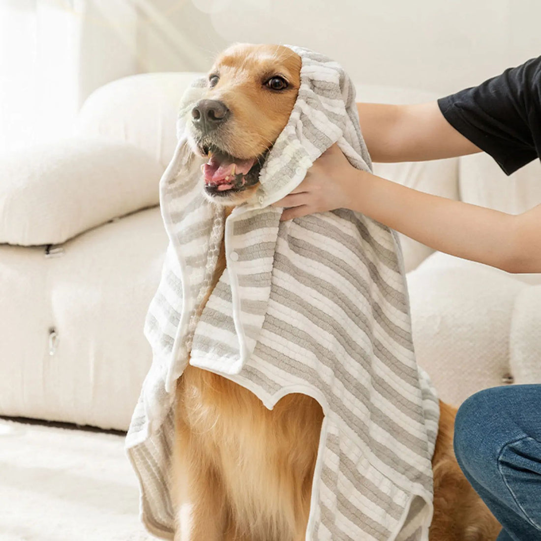 Ultra-Absorbent Pet Quick-Drying Bath Towel