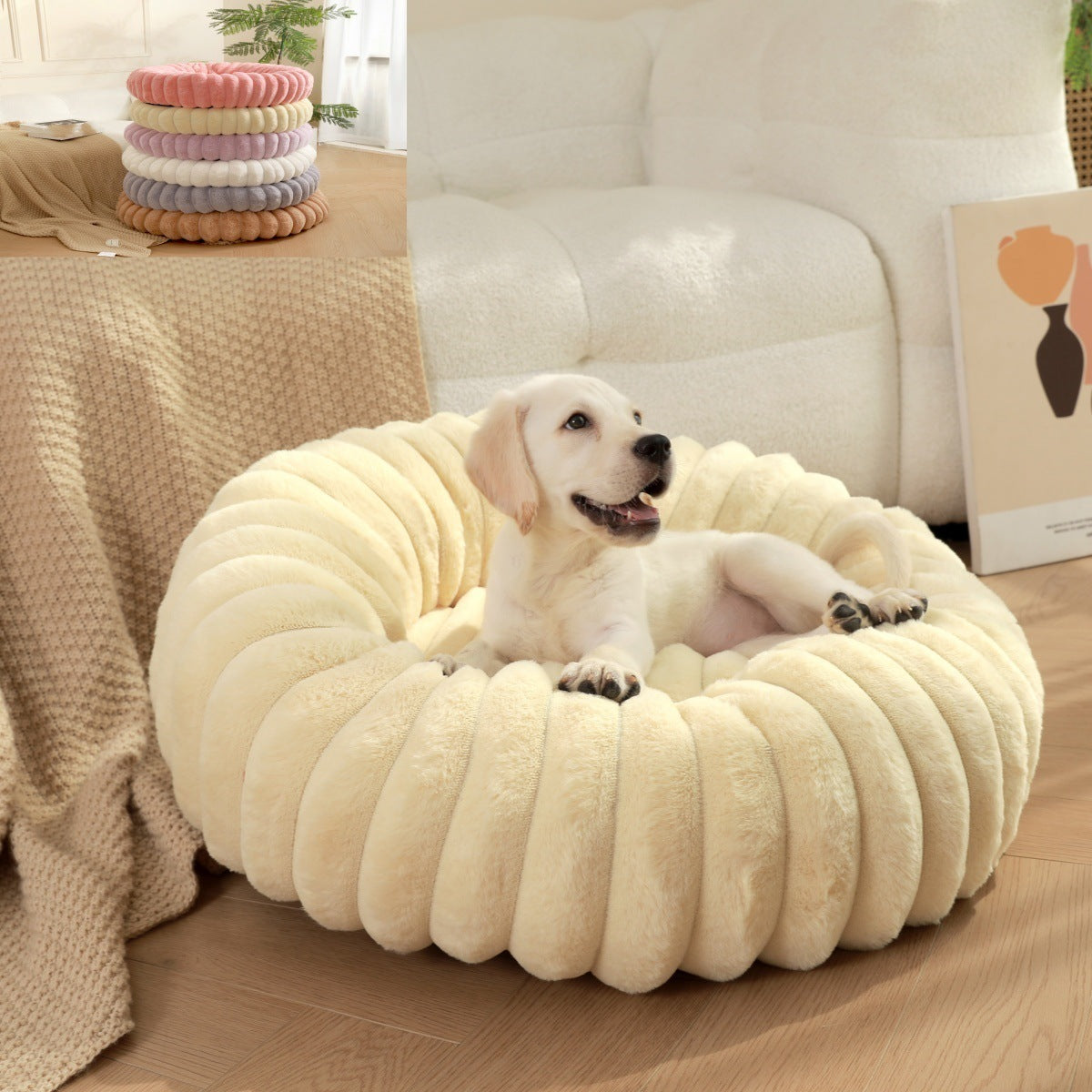 High Weight Pet Nest Straight Rabbit Plush Mat