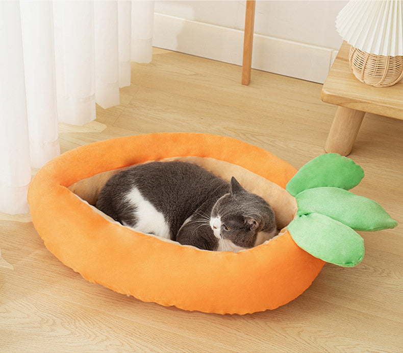 Carrot Dog Nesting Bed Washable