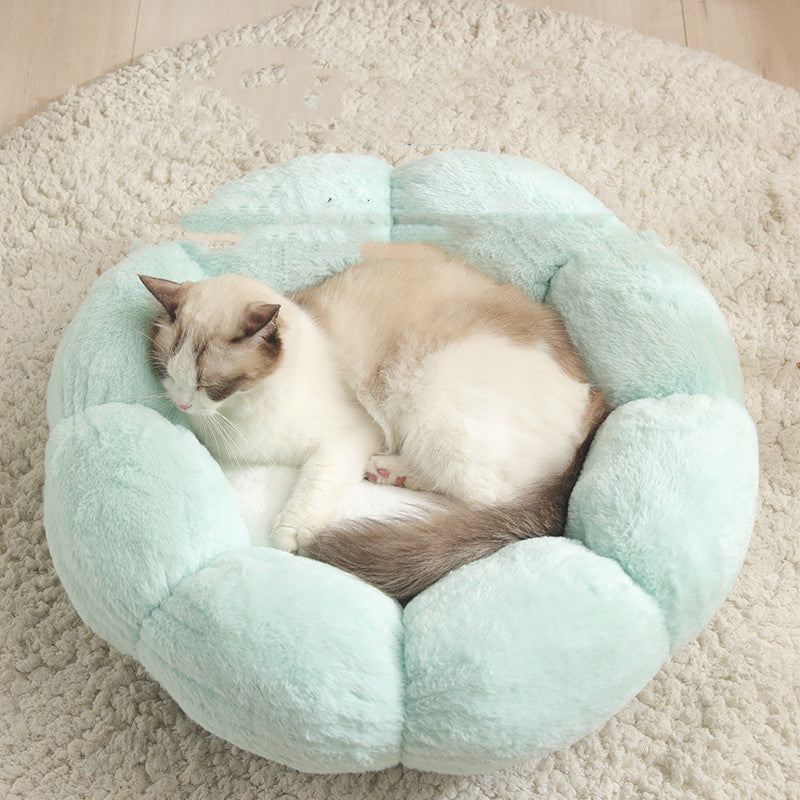 Flower Shaped Doghouse Pet Bed