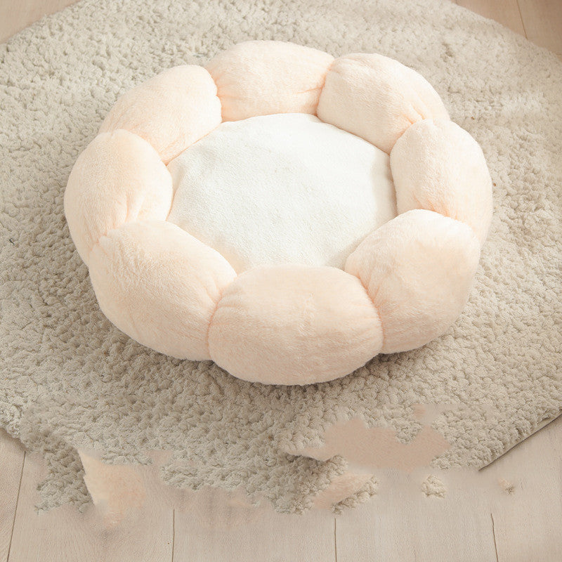 Flower Shaped Doghouse Pet Bed