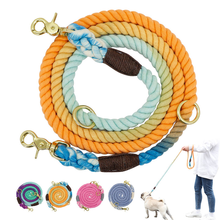 Gradient Color Dog Accessories Leashes
