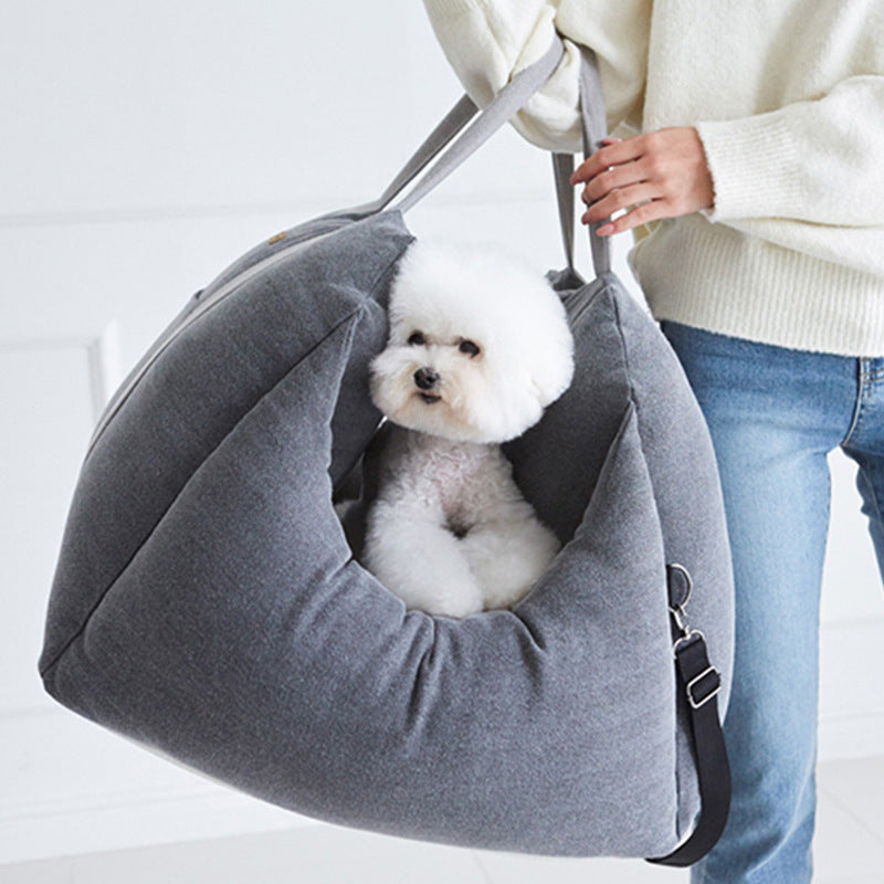 Pet Car Carrier Seat Waterproof Basket Carrier