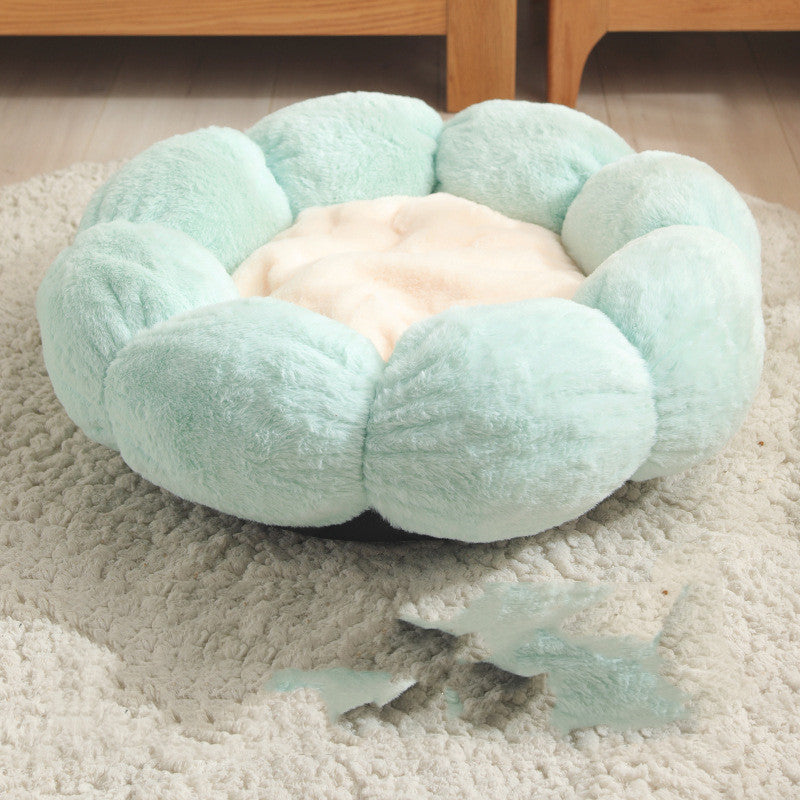 Flower Shaped Doghouse Pet Bed