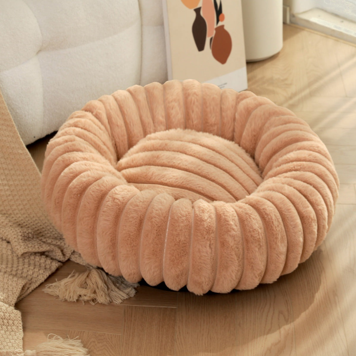 High Weight Pet Nest Straight Rabbit Plush Mat