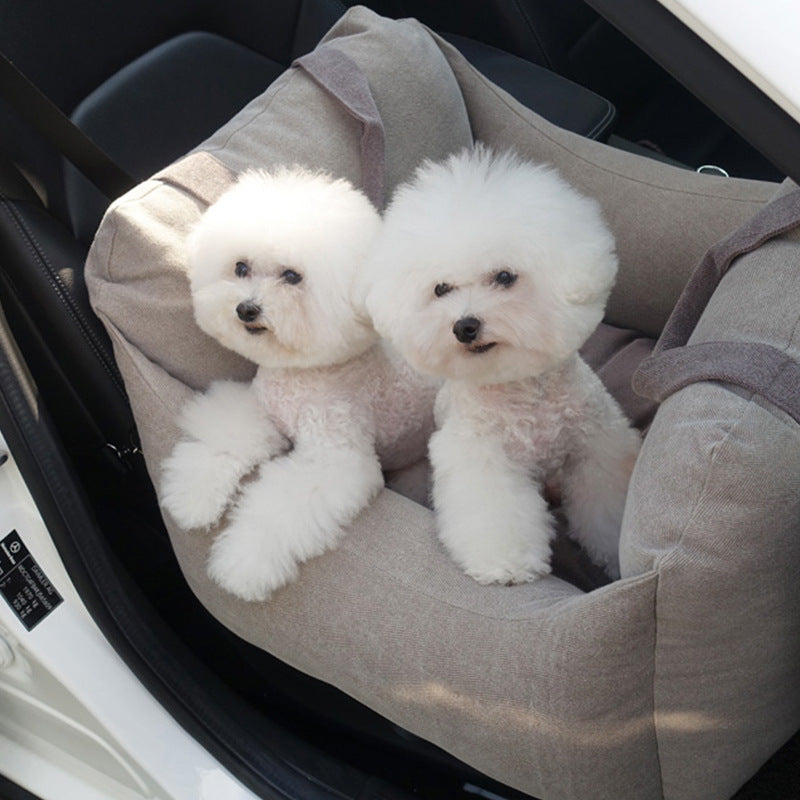 Pet Car Carrier Seat Waterproof Basket Carrier