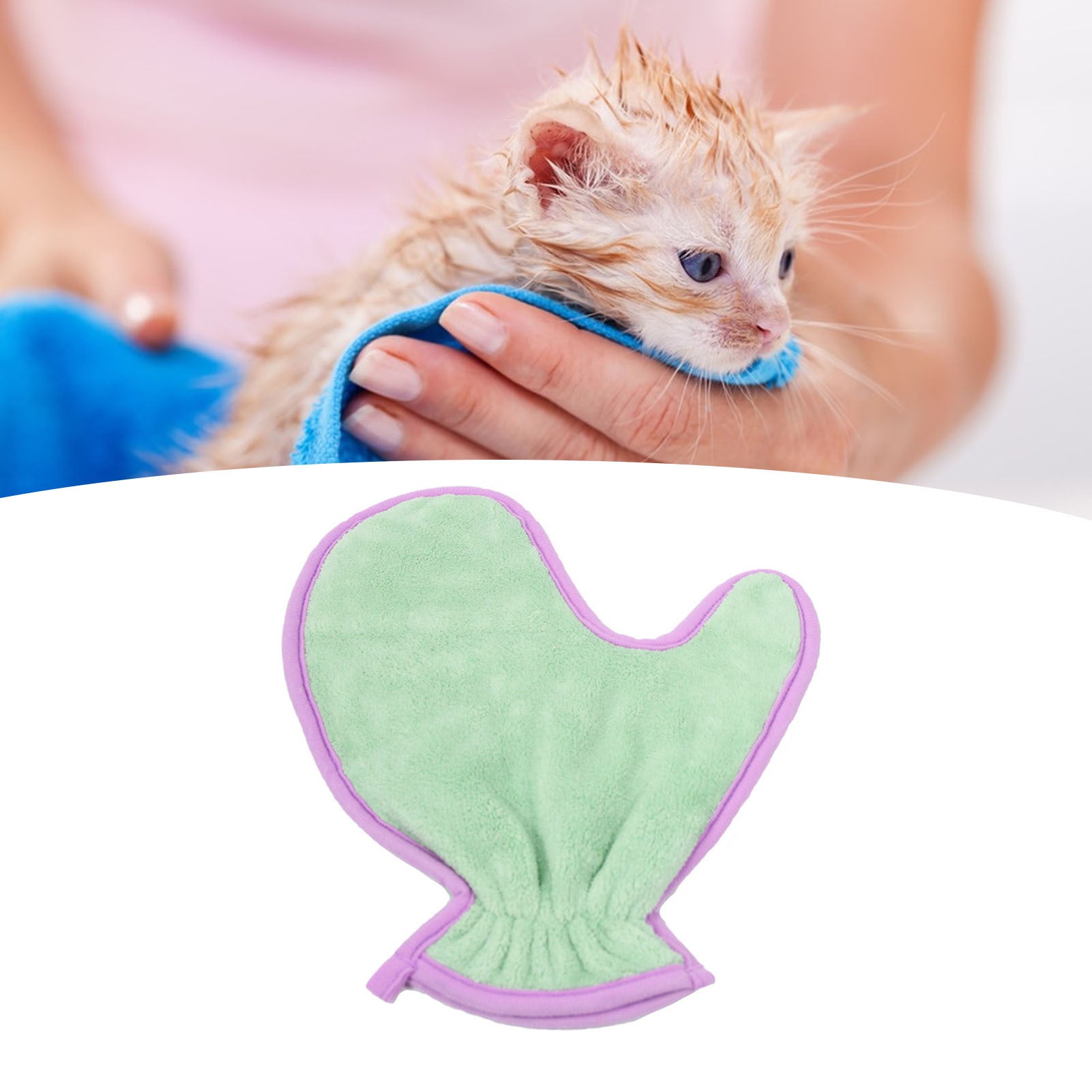 Pet Double Sided Absorbent Fiber Gloves