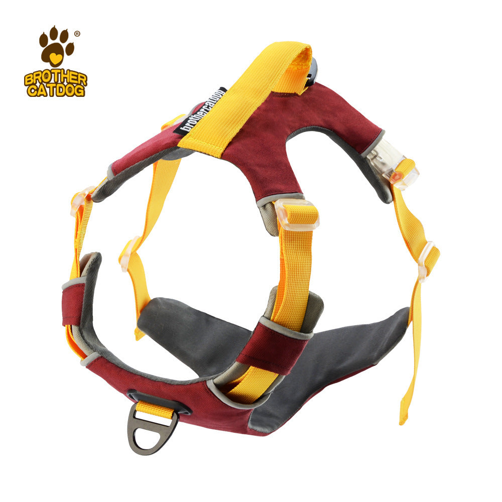Dog Night Reflective Training Vest Chest Strap