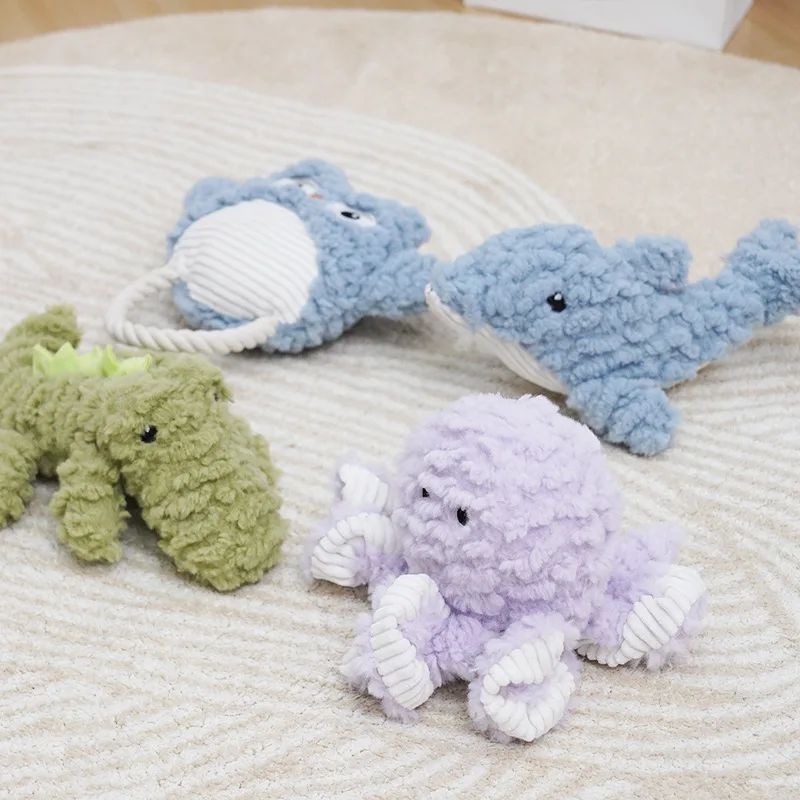 Animals Shape Bite Resistant Squeaky Toys
