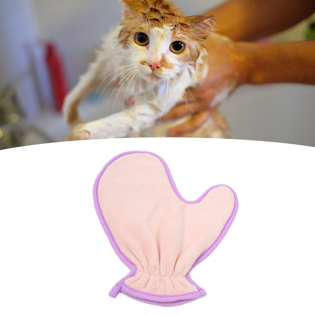 Pet Double Sided Absorbent Fiber Gloves