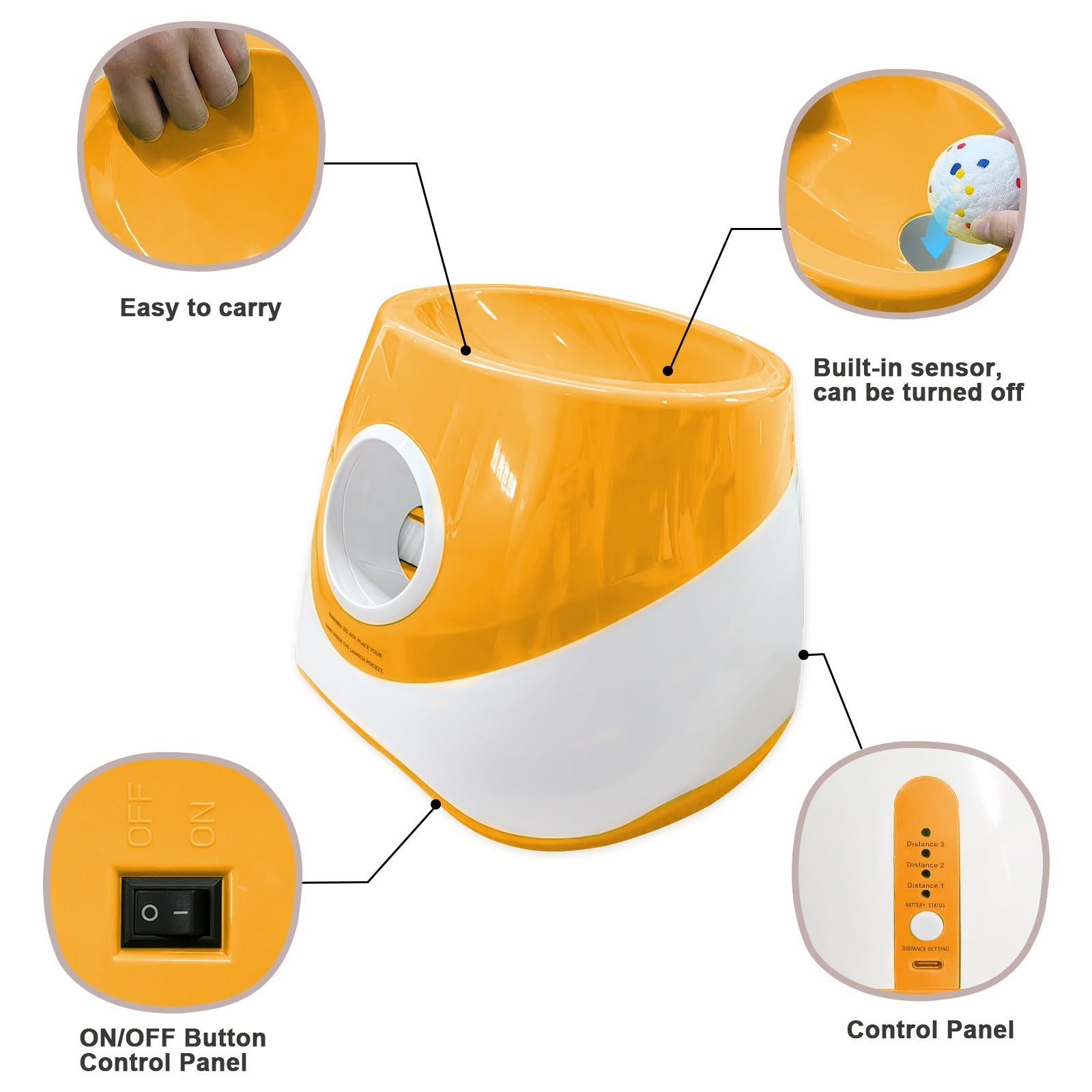 Interactive Training Pet Tennis Launcher