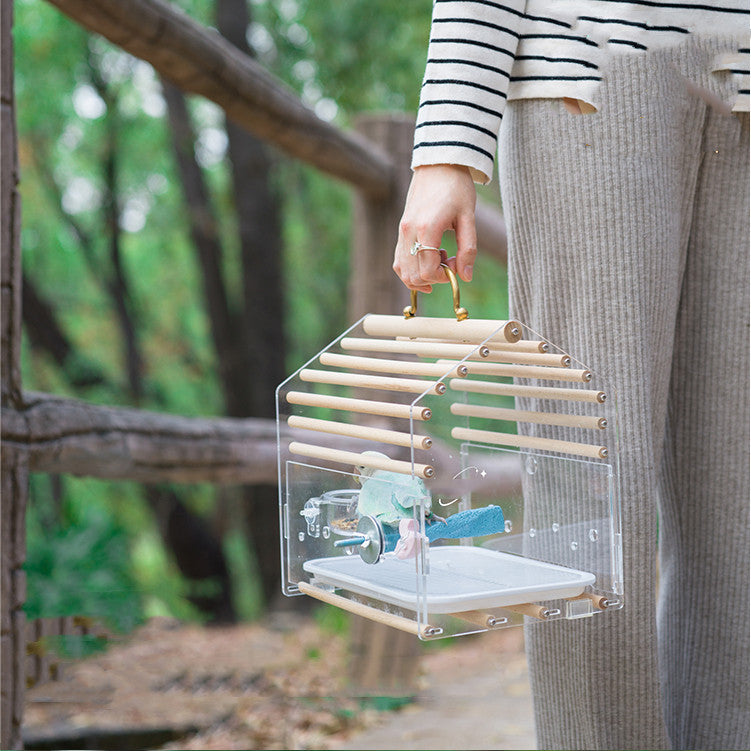 Full Transparent Bird Cage