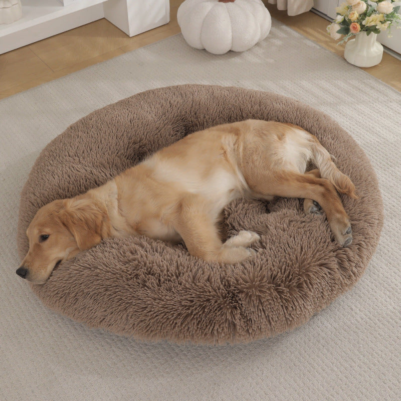 Round Pet Warm Sleep Bed