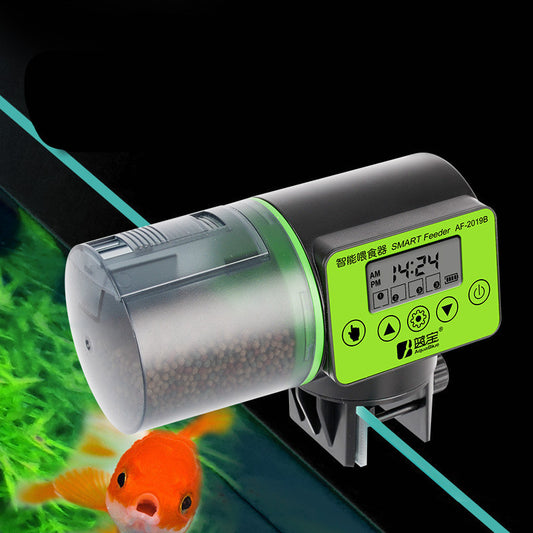 Large capacity fish feeder