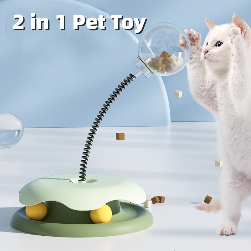 Cat Leakage Turntable Ball Toys Kitten Funny