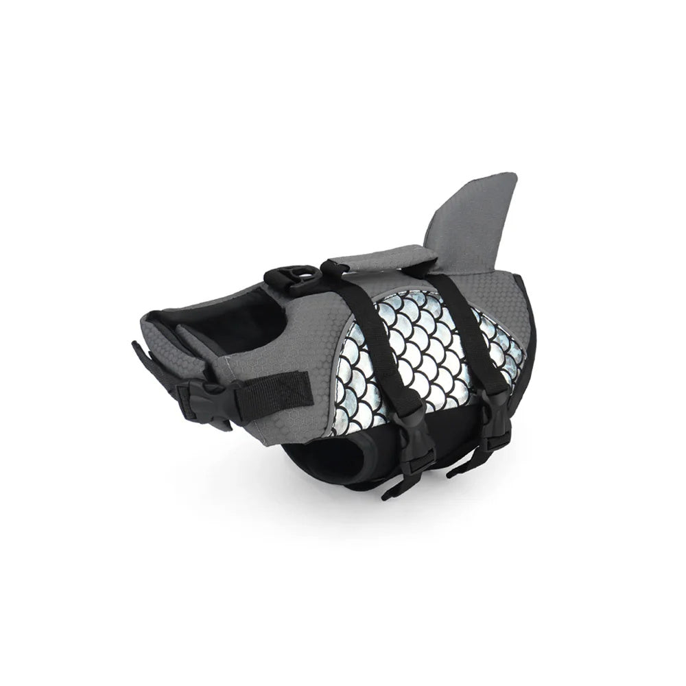 Pet Football Pattern Fish Tail Life Jacket