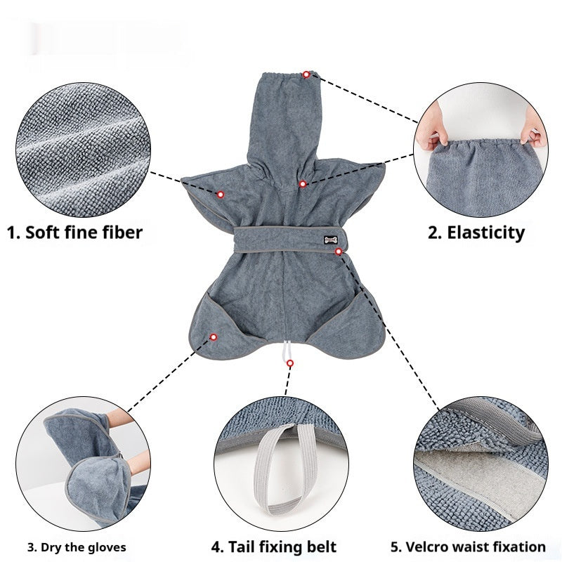 Pet Cotton Bath Towel
