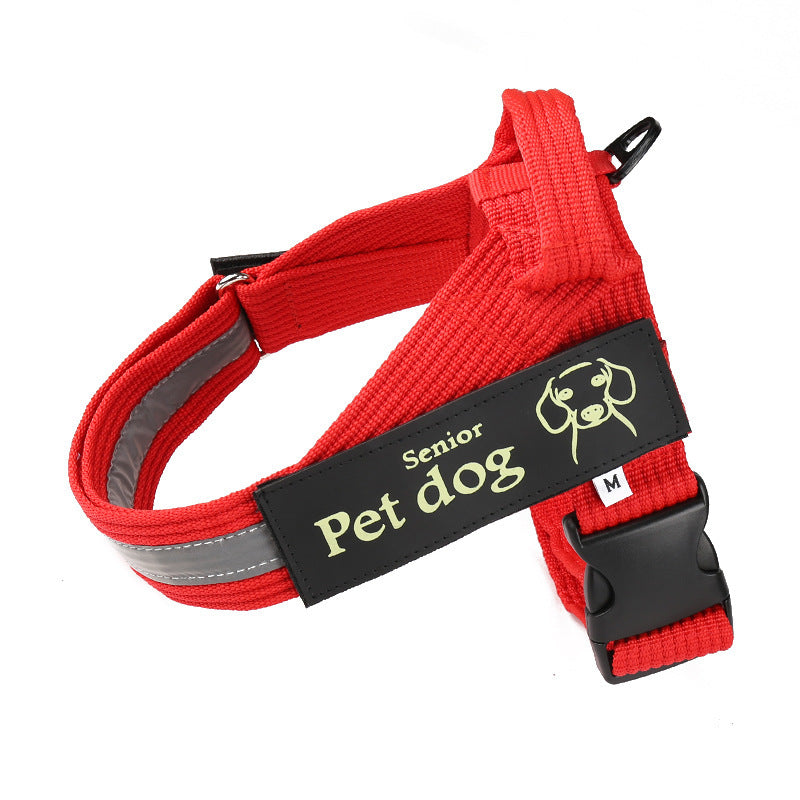 Large Dog Vest Type Chest Harness