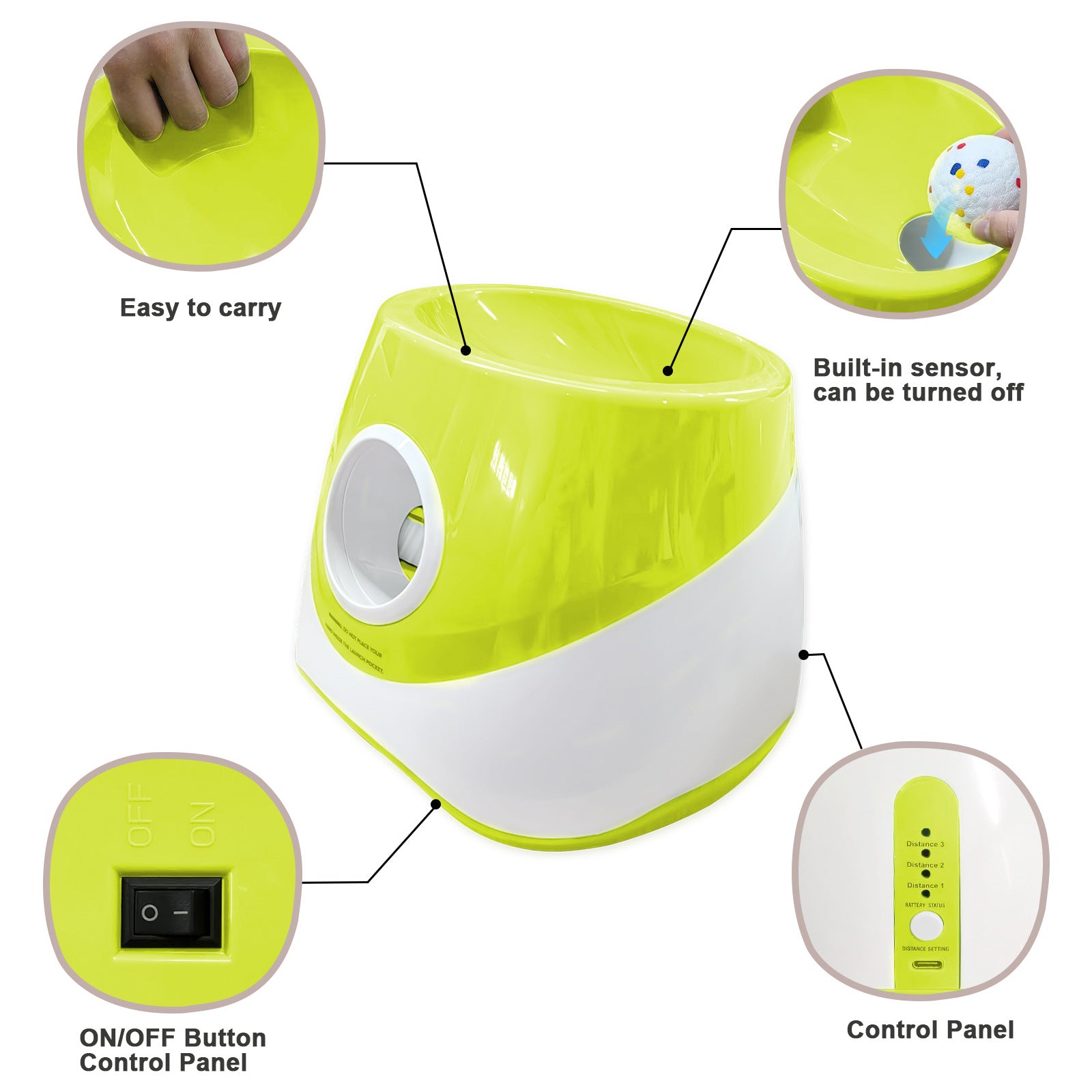 Interactive Training Pet Tennis Launcher