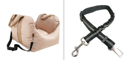 Pet Car Carrier Seat Waterproof Basket Carrier