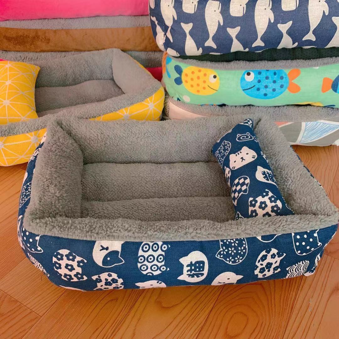 Pet Supplies Linen Pet Bed