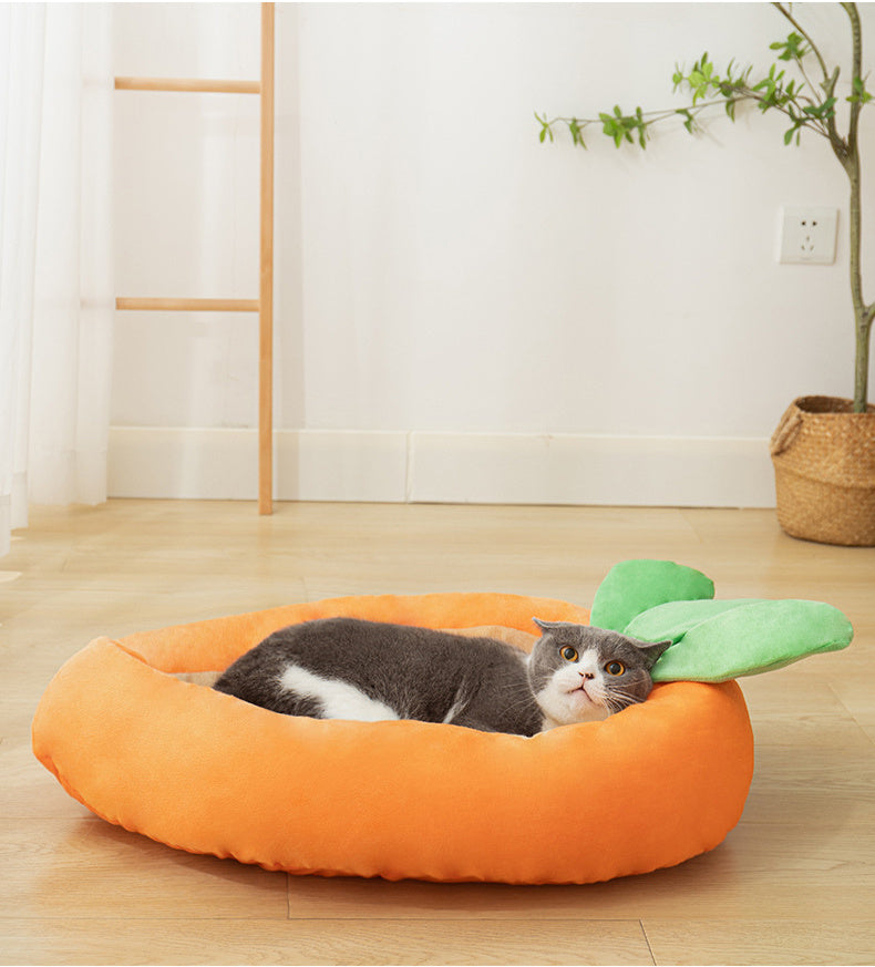Carrot Dog Nesting Bed Washable