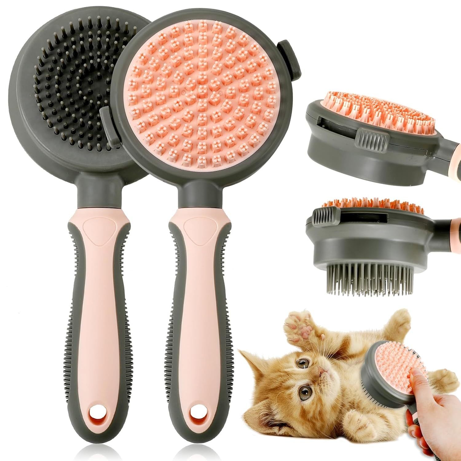 2 In 1 Double Side Cat Brushes For Indoor