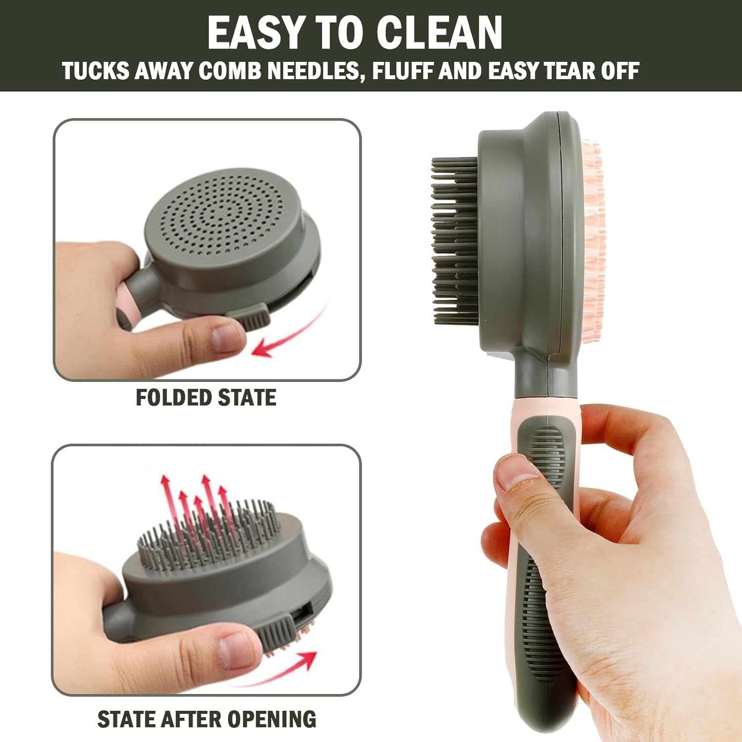 2 In 1 Double Side Cat Brushes For Indoor