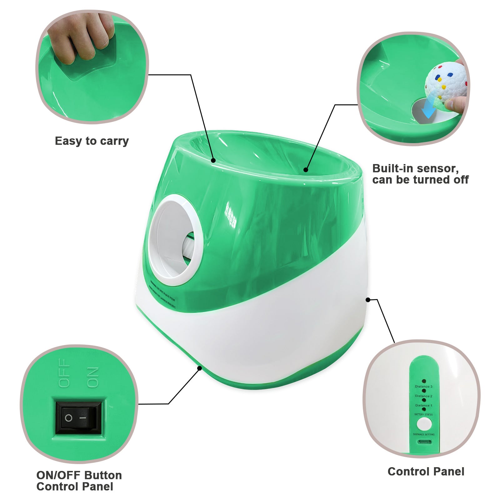 Interactive Training Pet Tennis Launcher